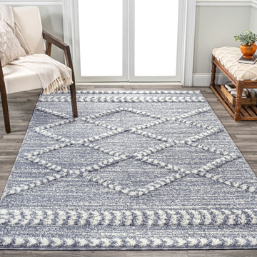Sofie Moroccan Trellis High-low Area Rug